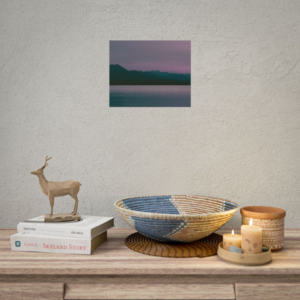 After Sunset Lake Poster | by LANG