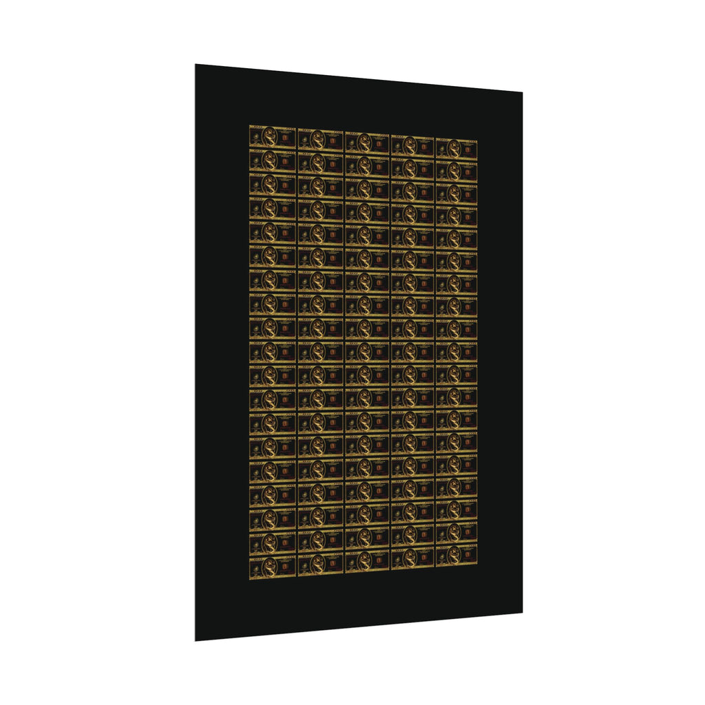 NO DOLLAR V1 POSTER | GOLD Edition