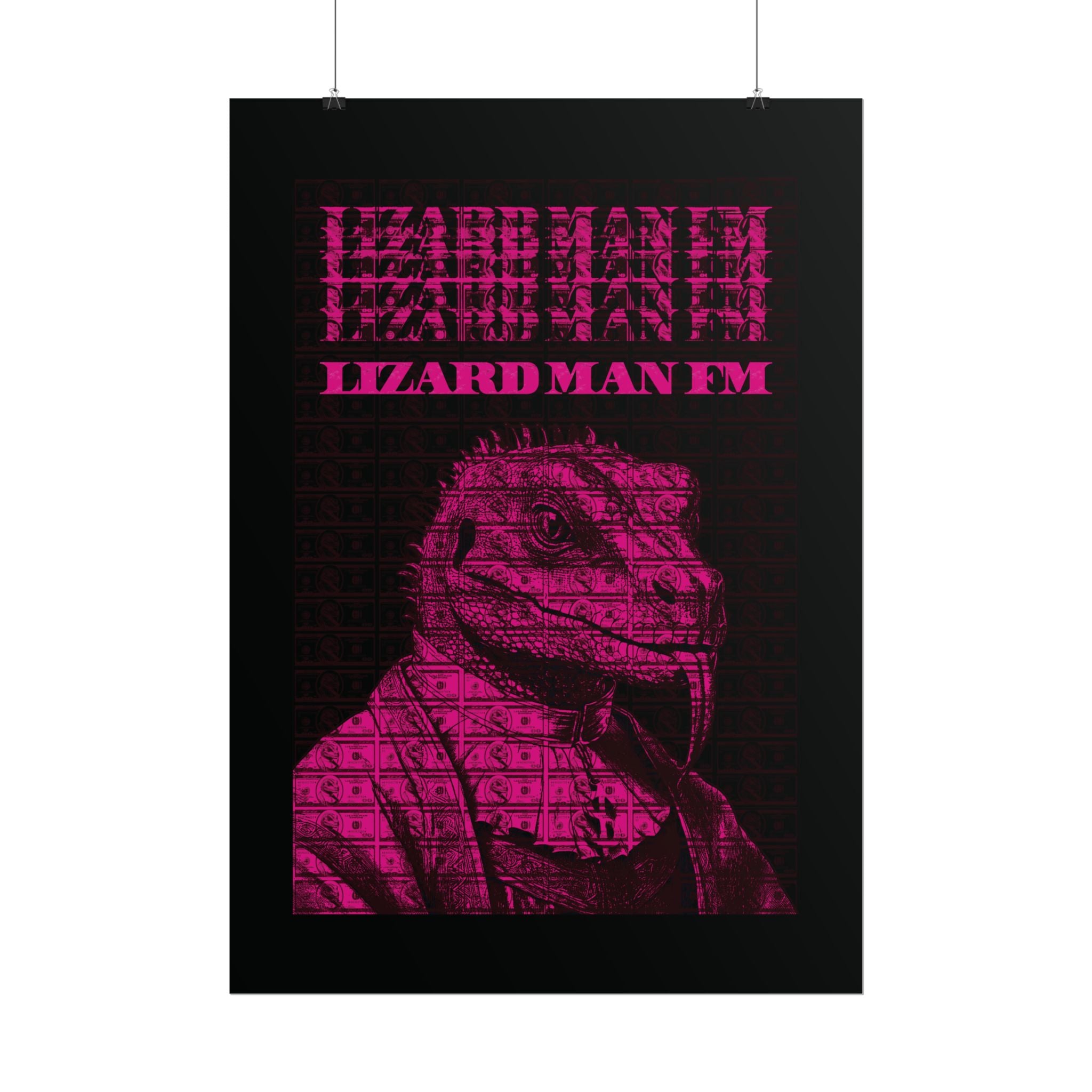 LIZARD MAN FM V1 POSTER | PINK Edition