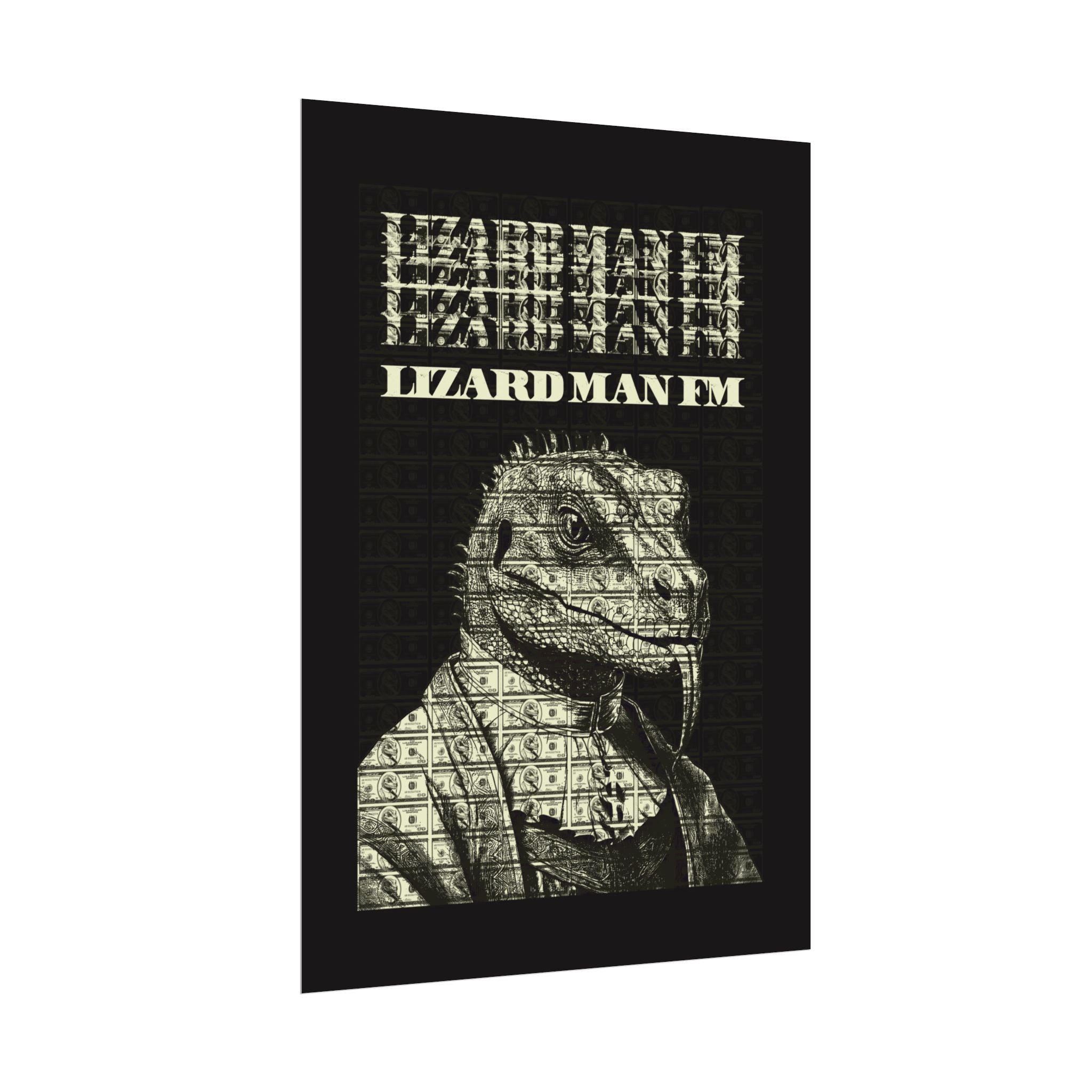 LIZARD MAN FM V1 POSTER | Khaki Edition