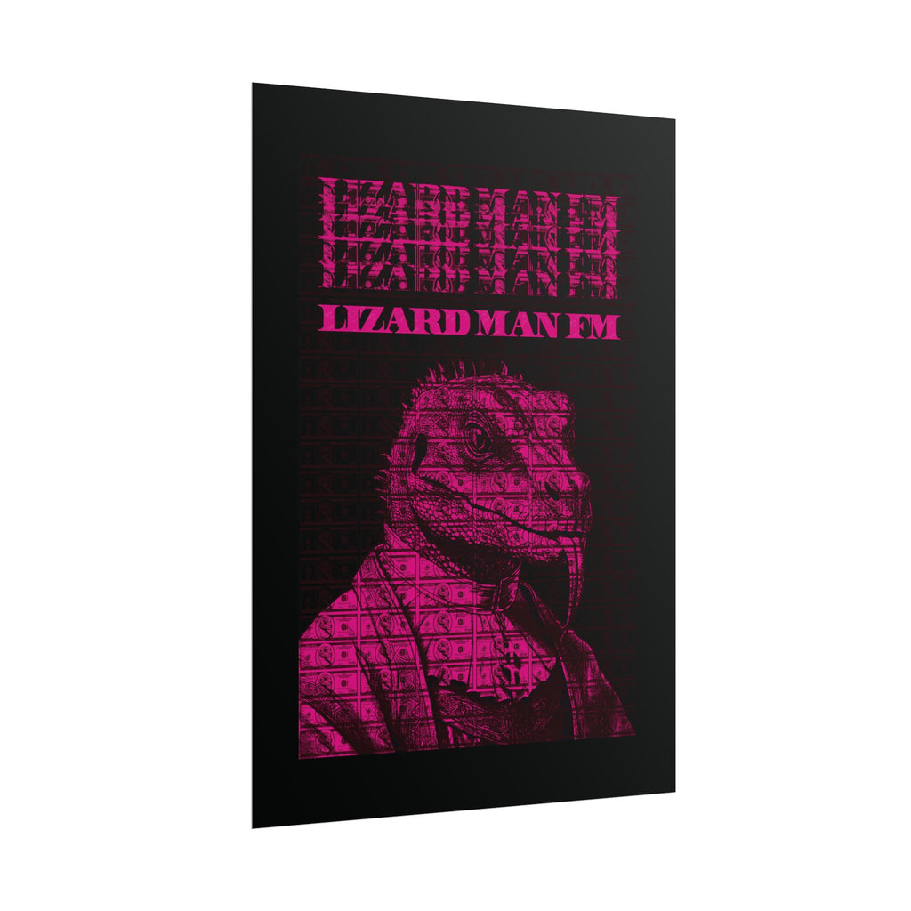 LIZARD MAN FM V1 POSTER | PINK Edition
