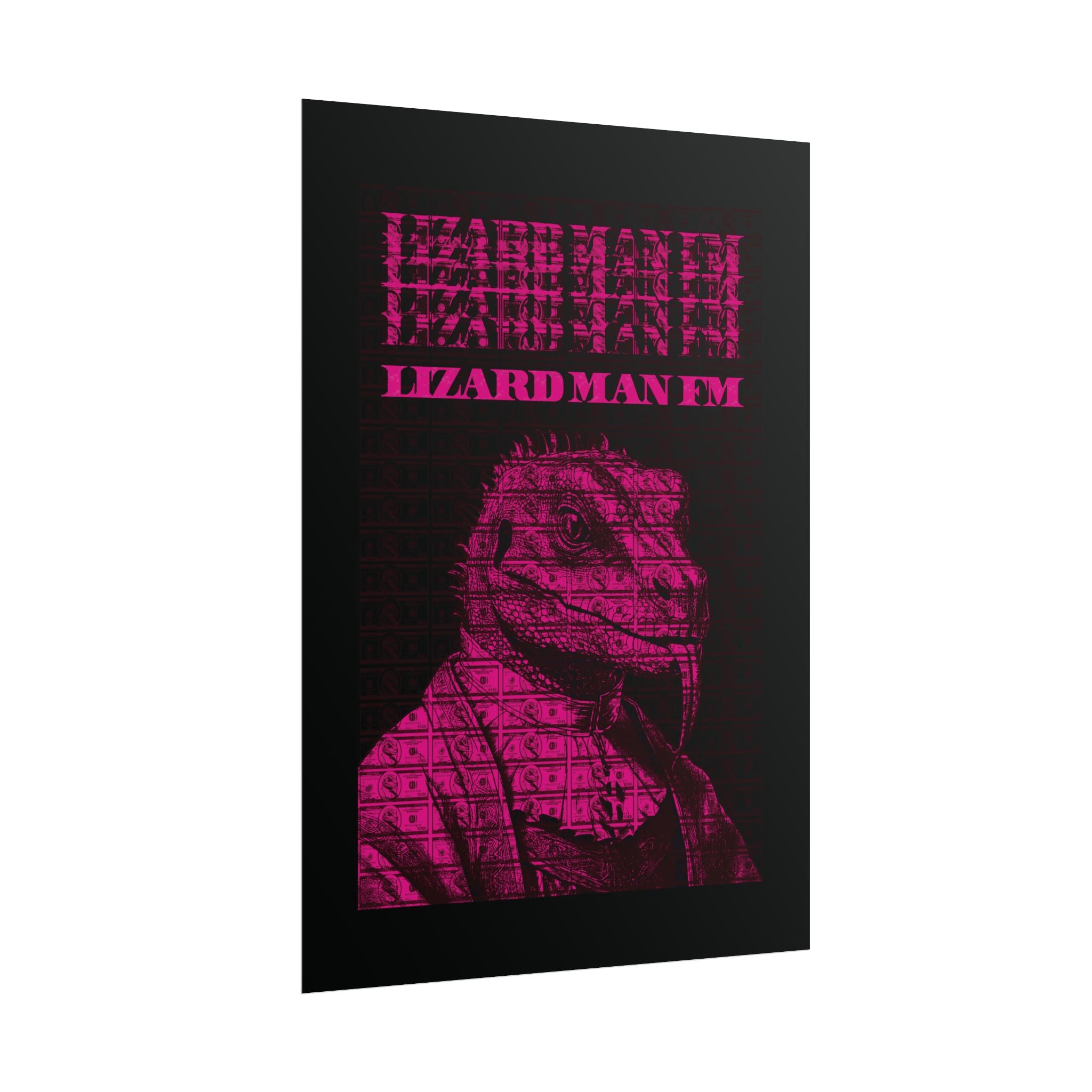 LIZARD MAN FM V1 POSTER | PINK Edition
