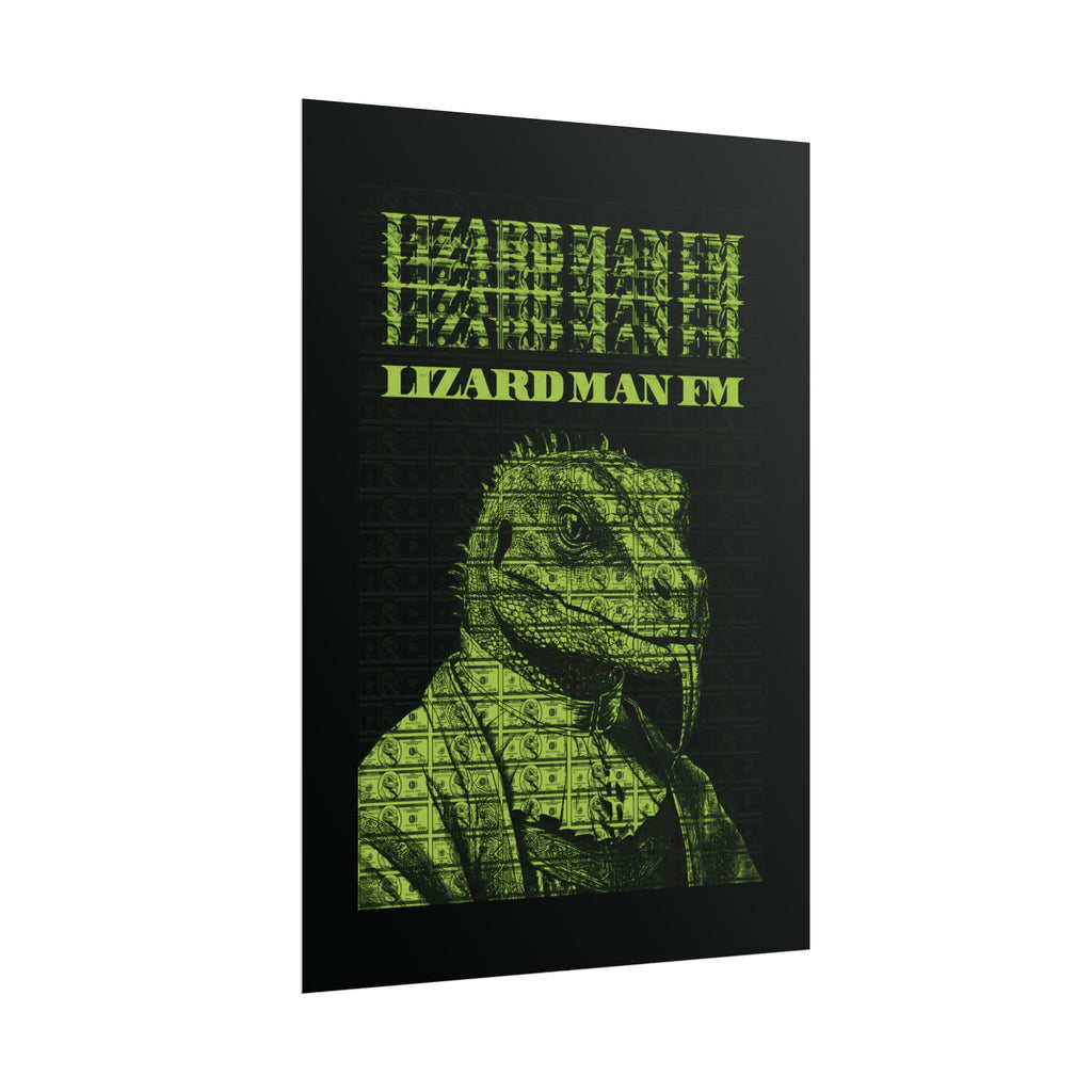 LIZARD MAN FM V1 POSTER | SWAMP GREEN Edition