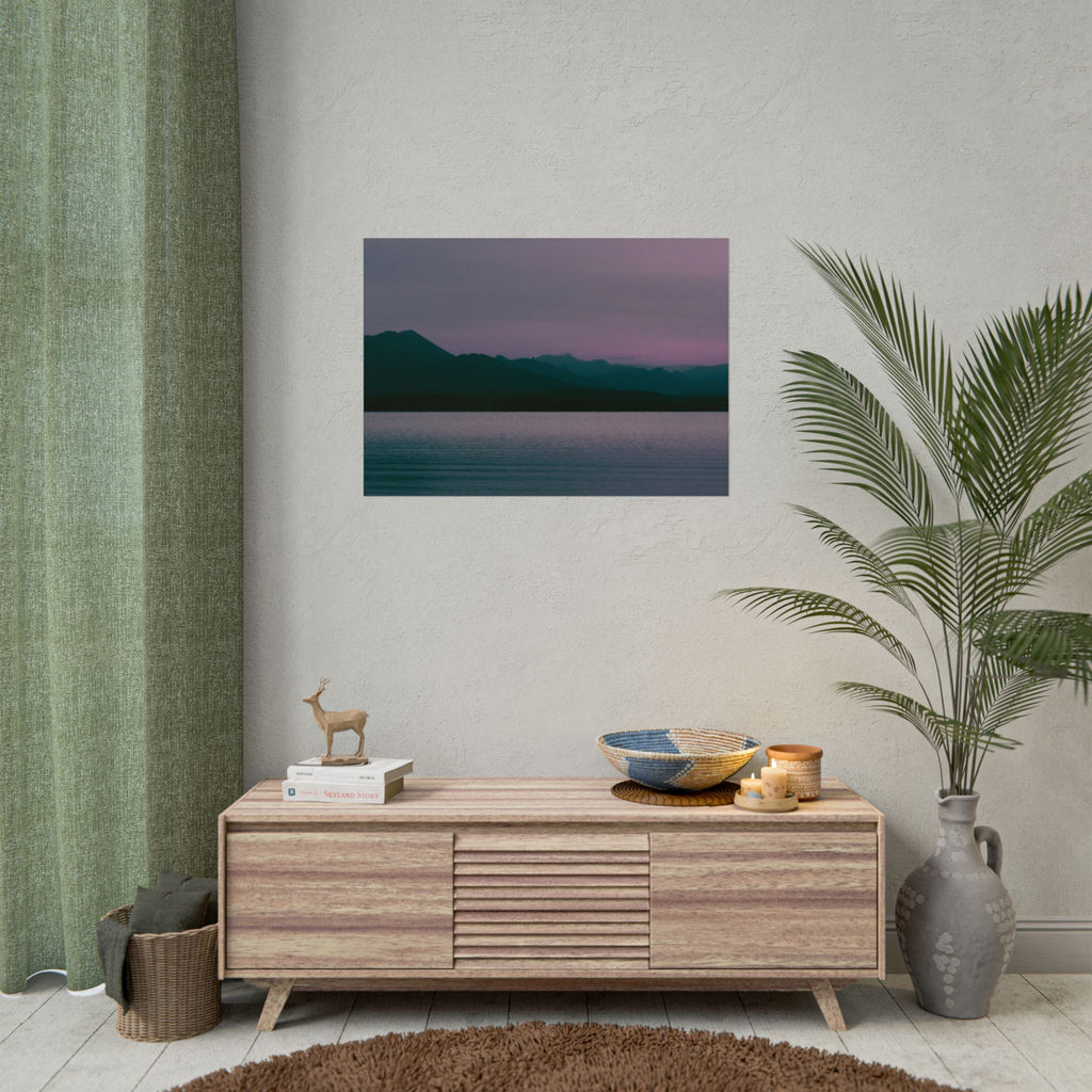 After Sunset Lake Poster | by LANG