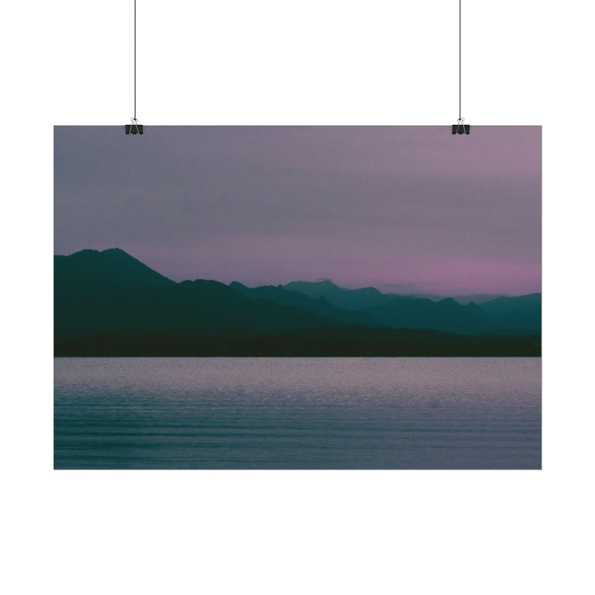 After Sunset Lake Poster | by LANG