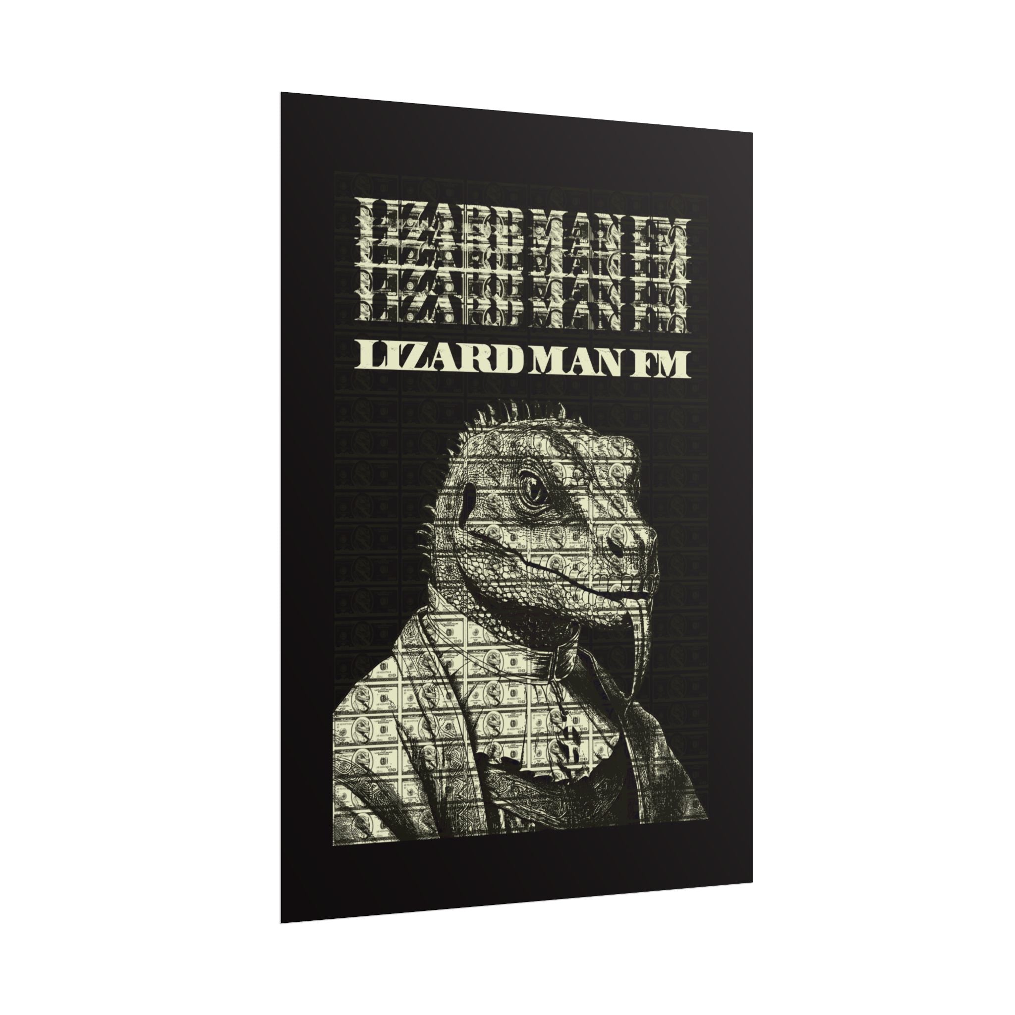 LIZARD MAN FM V1 POSTER | Khaki Edition