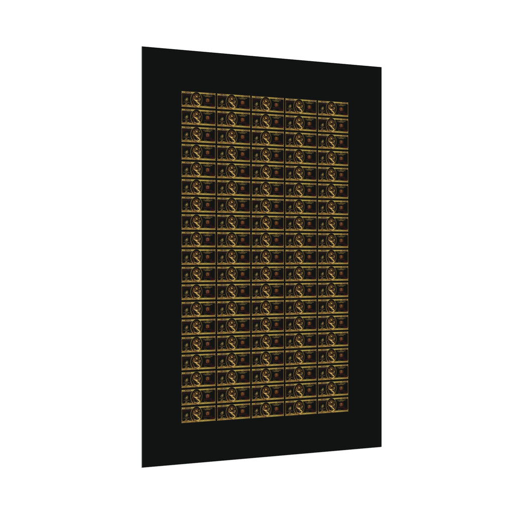 NO DOLLAR V1 POSTER | GOLD Edition