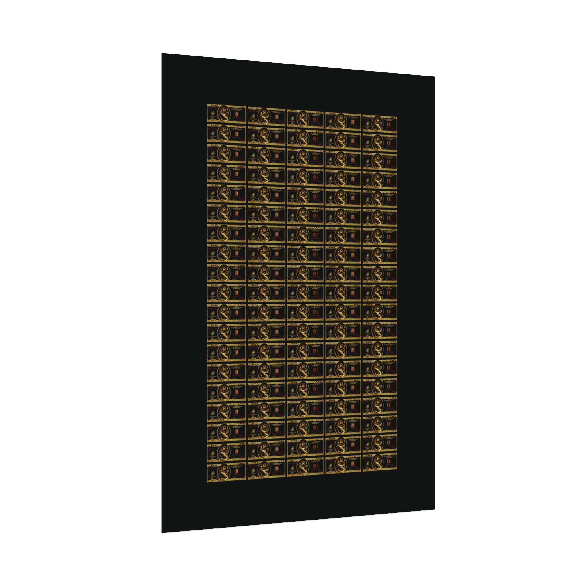 NO DOLLAR V1 POSTER | GOLD Edition