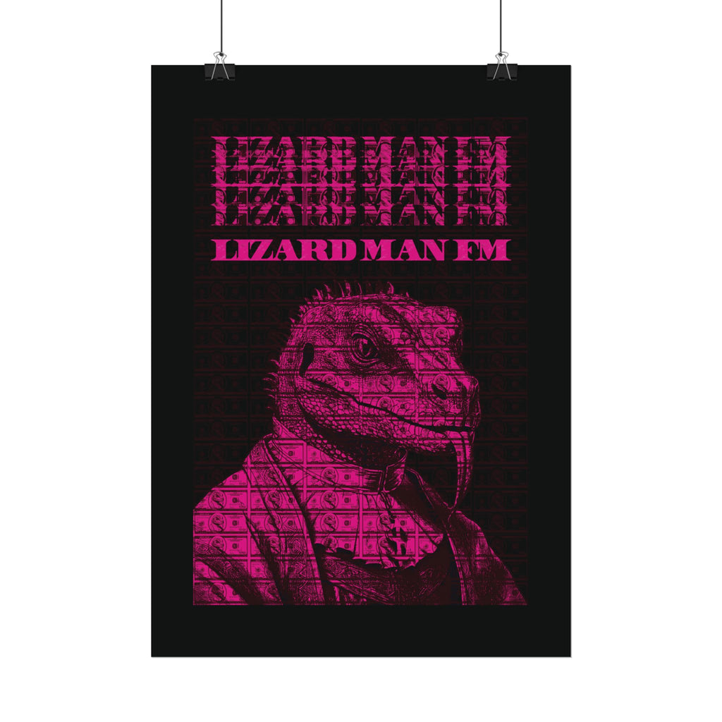 LIZARD MAN FM V1 POSTER | PINK Edition