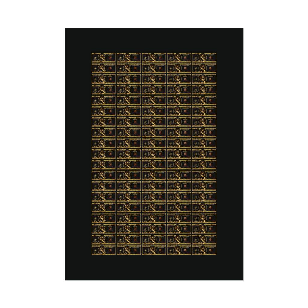 NO DOLLAR V1 POSTER | GOLD Edition