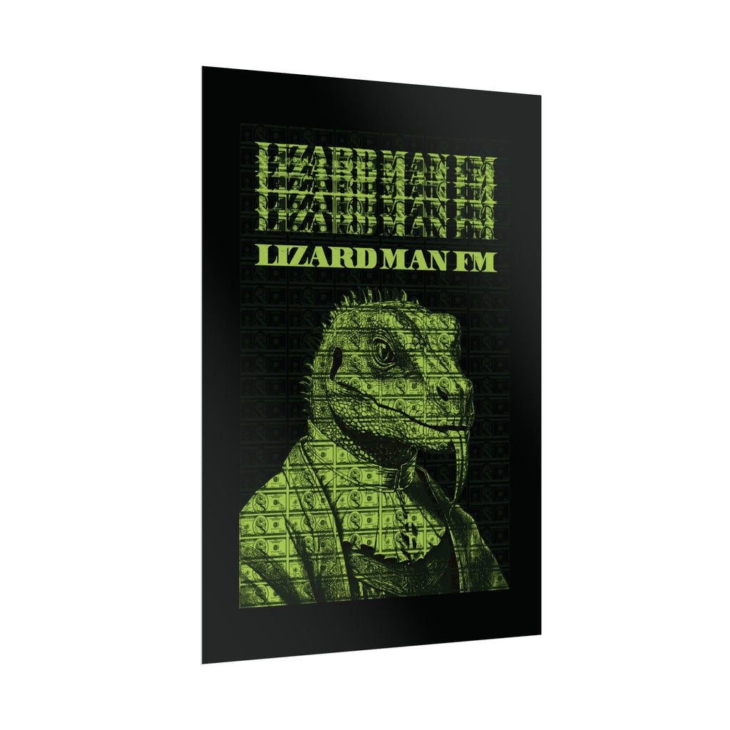 LIZARD MAN FM V1 POSTER | SWAMP GREEN Edition