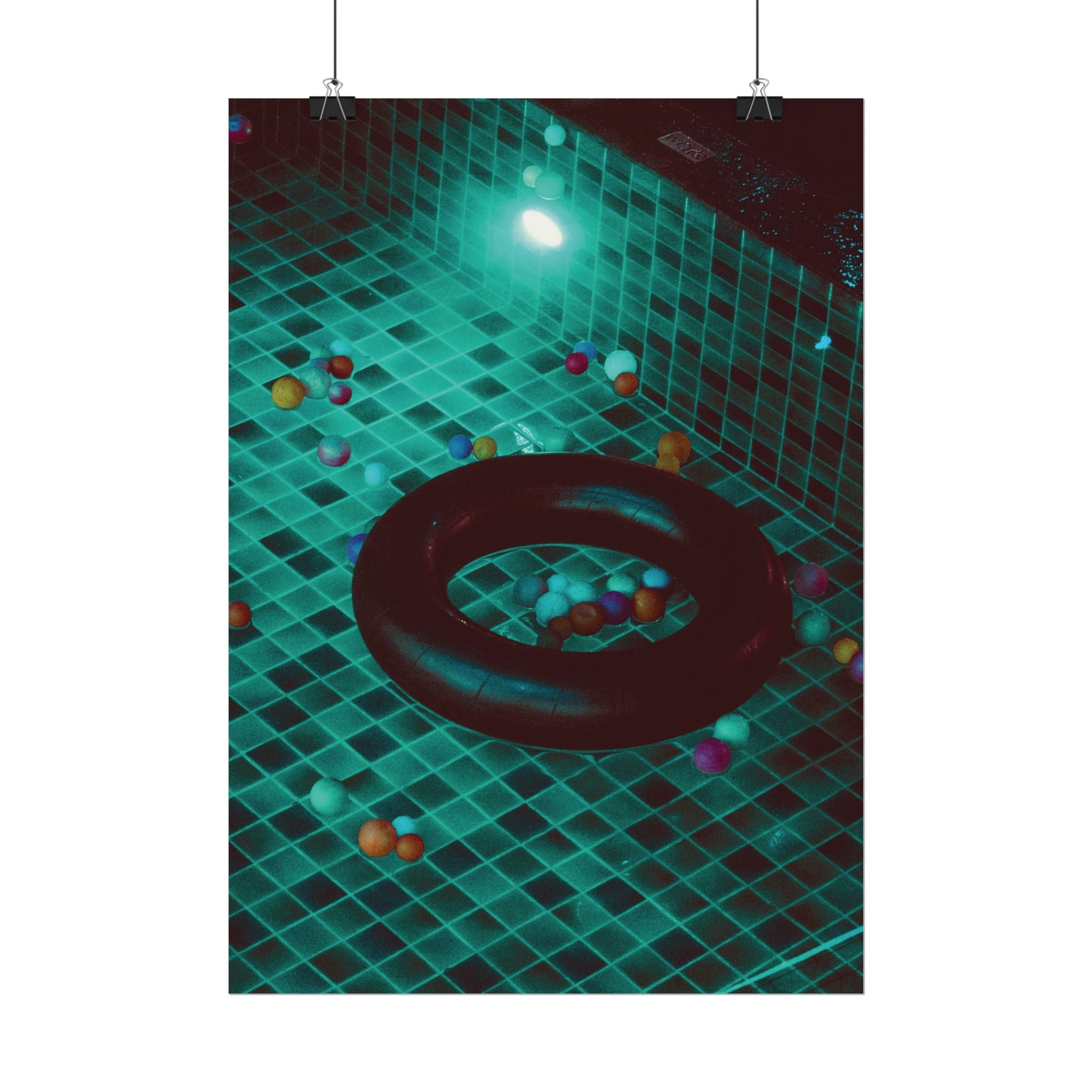 Flat Pool Tyre Poster | by LANG