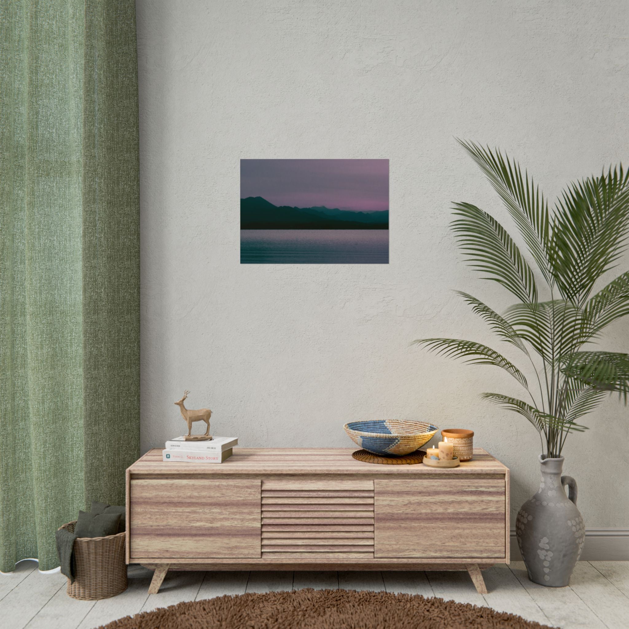 After Sunset Lake Poster | by LANG