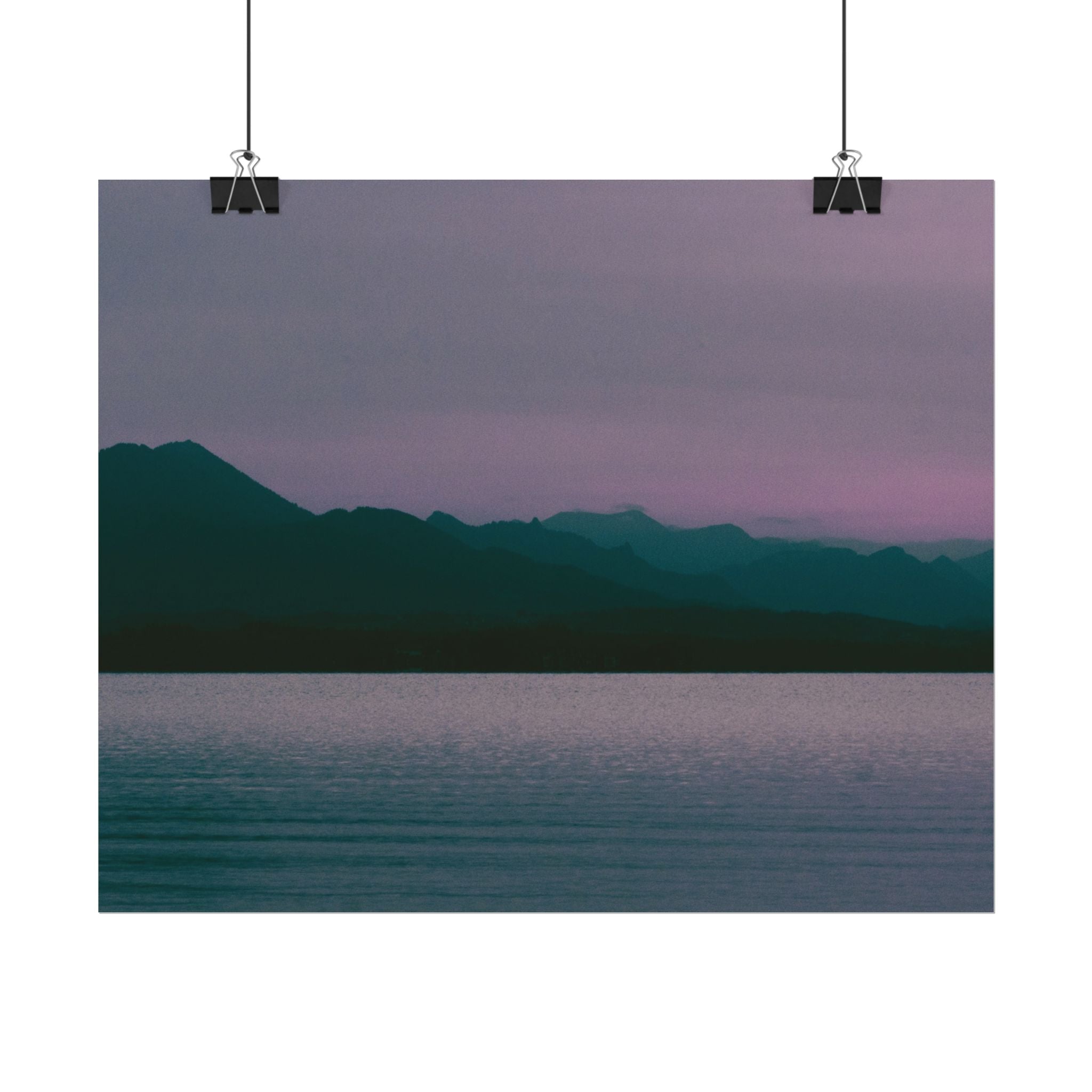 After Sunset Lake Poster | by LANG