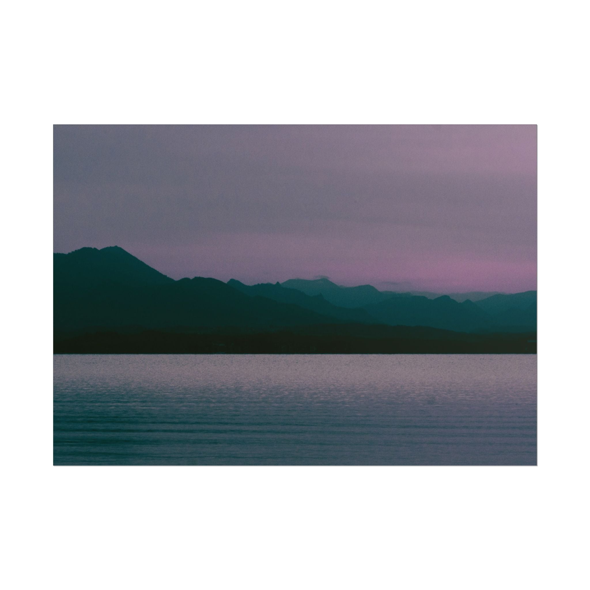 After Sunset Lake Poster | by LANG