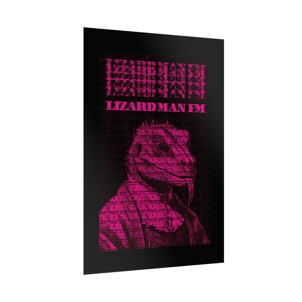 LIZARD MAN FM V1 POSTER | PINK Edition