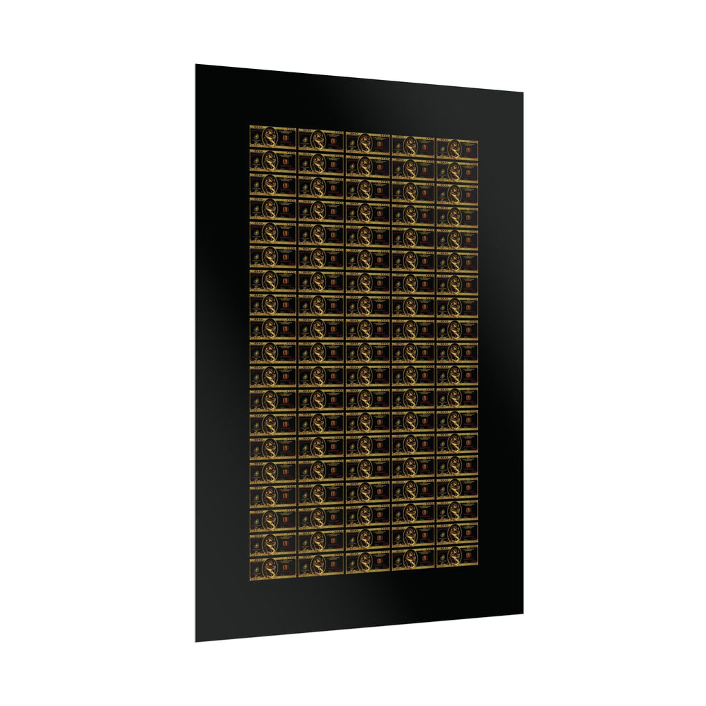 NO DOLLAR V1 POSTER | GOLD Edition