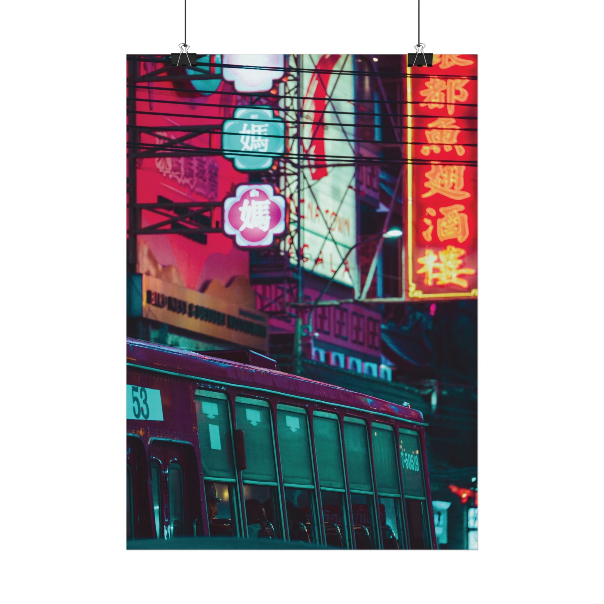 The Neon Bus Poster | by LANG