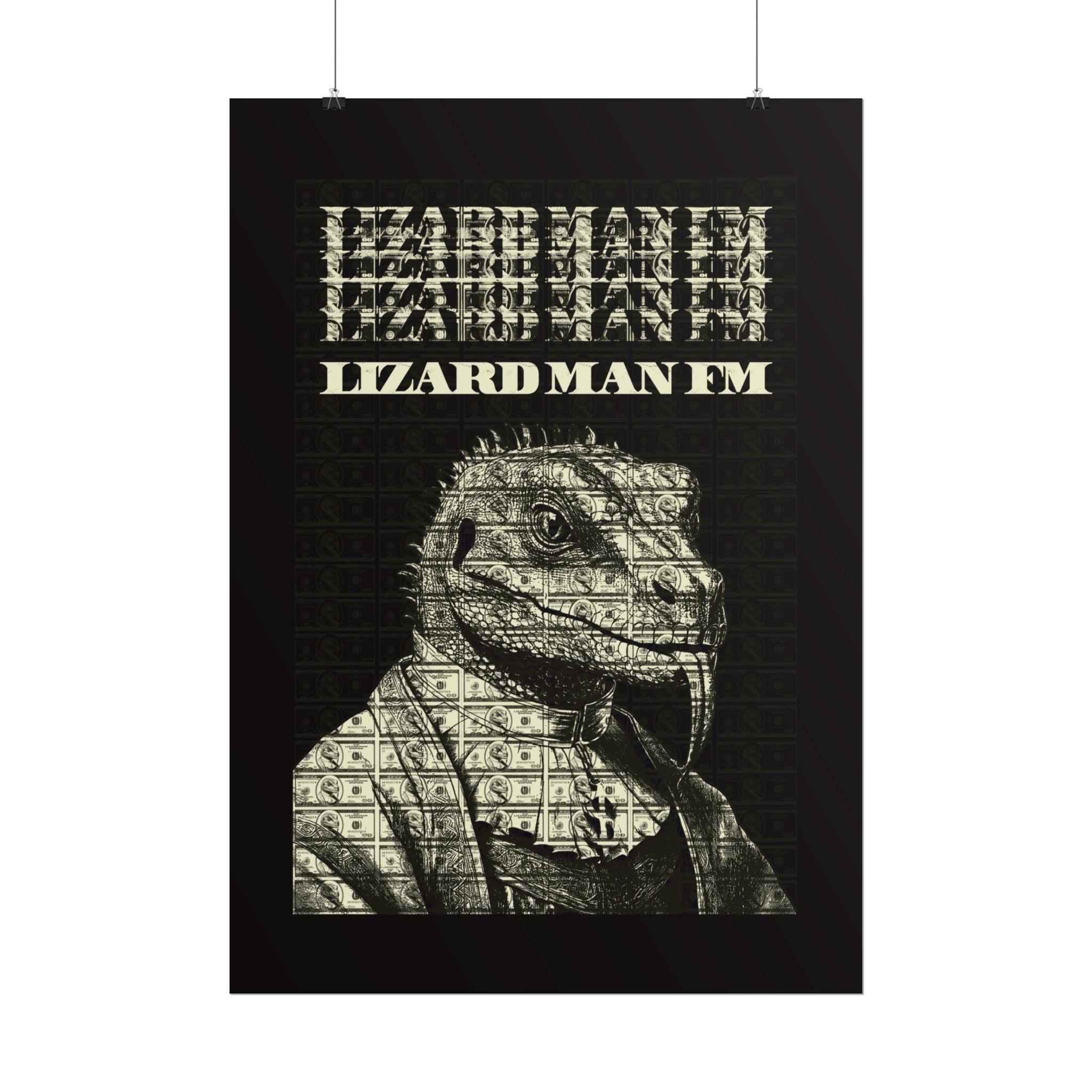 LIZARD MAN FM V1 POSTER | Khaki Edition