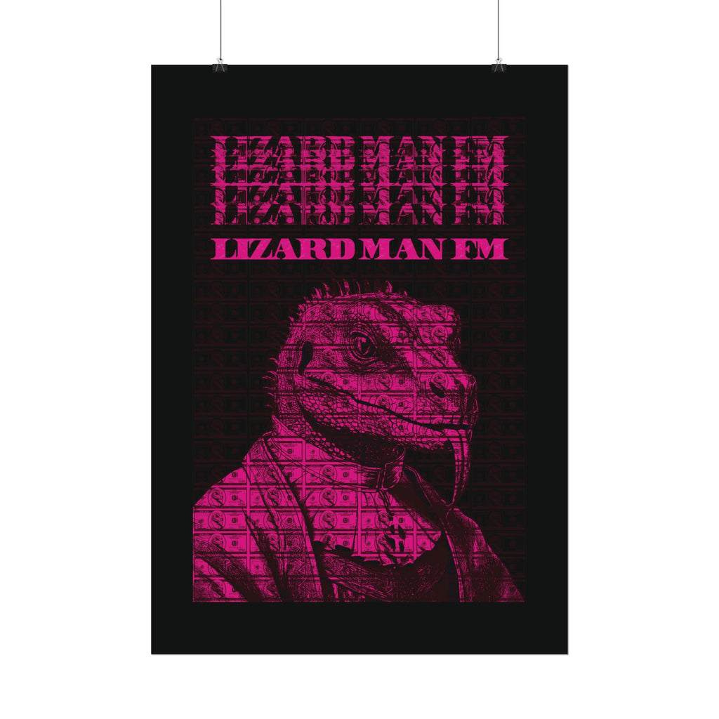 LIZARD MAN FM V1 POSTER | PINK Edition