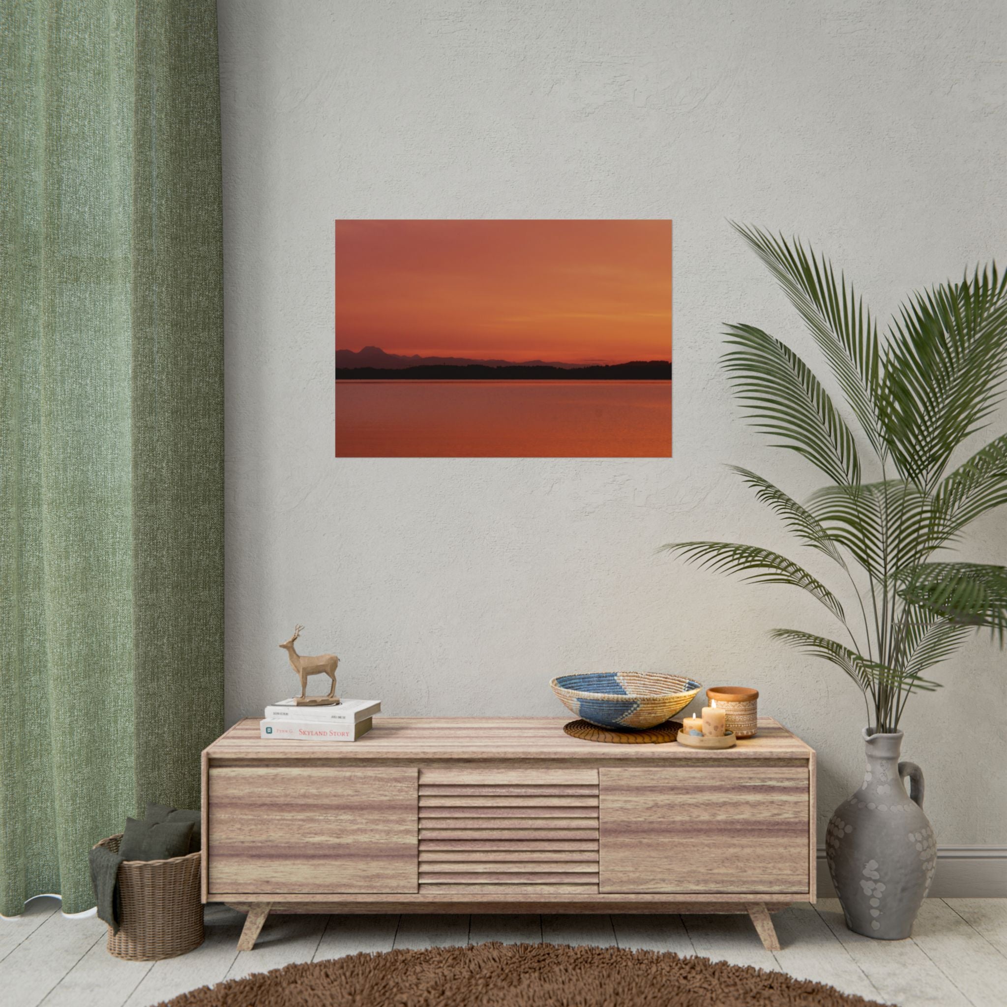 Sunset Lake Poster | by LANG