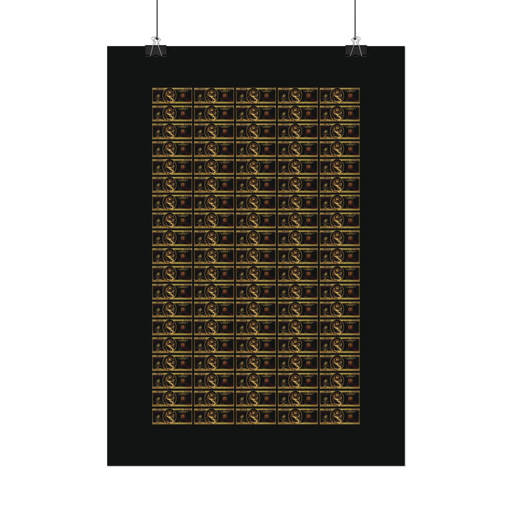 NO DOLLAR V1 POSTER | GOLD Edition