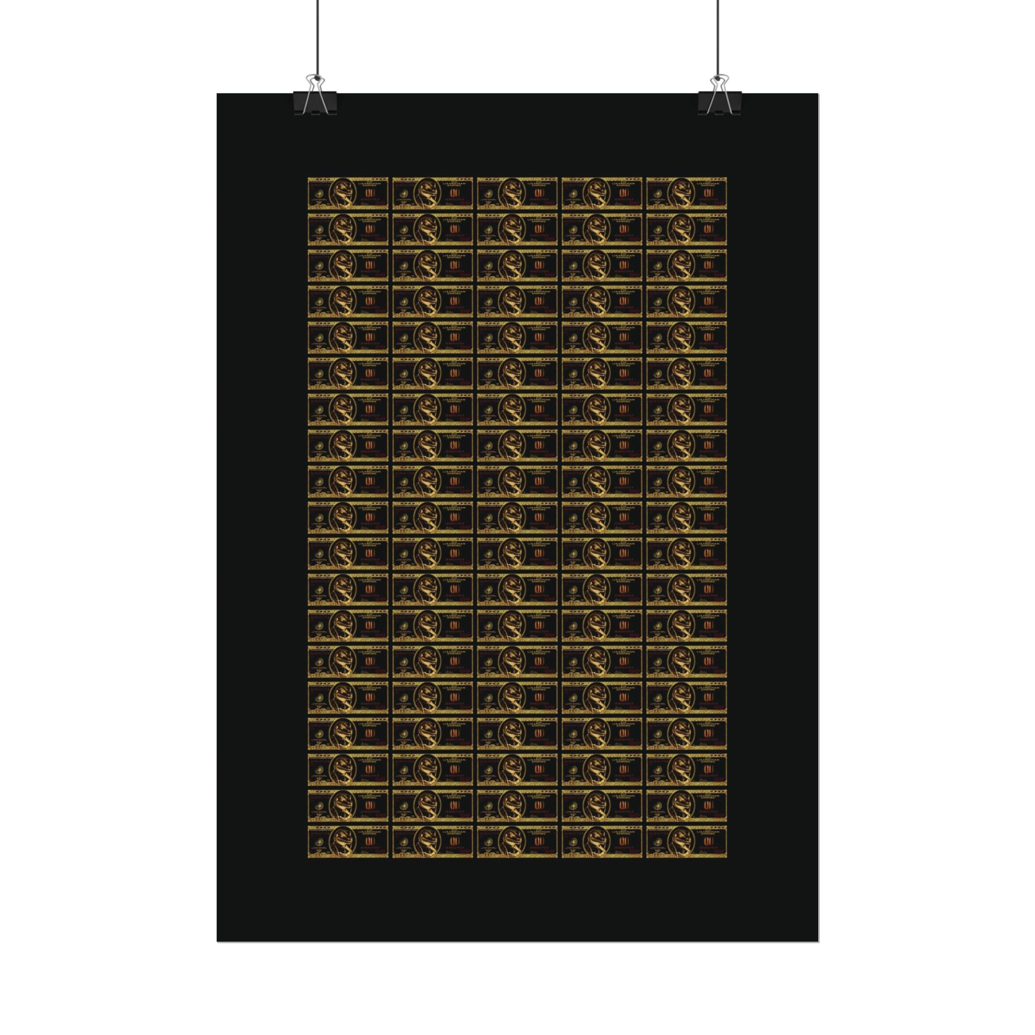 NO DOLLAR V1 POSTER | GOLD Edition