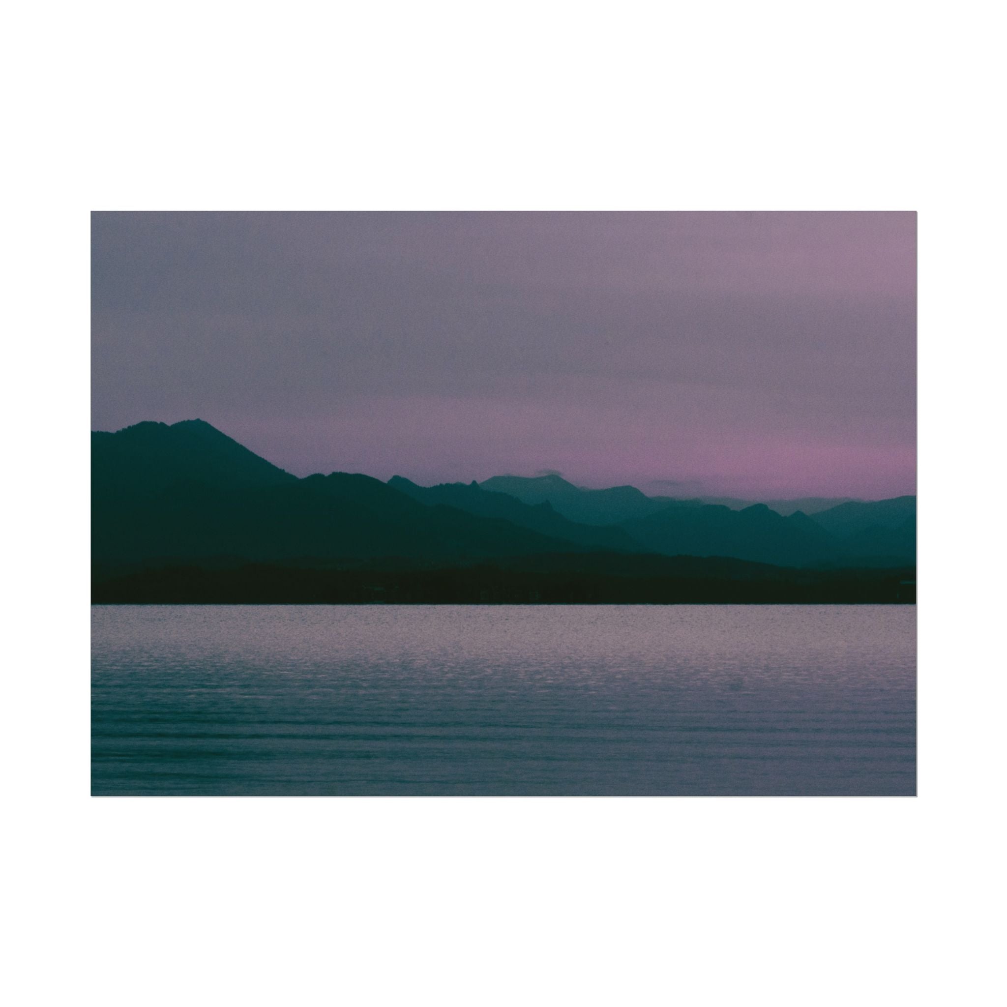 After Sunset Lake Poster | by LANG