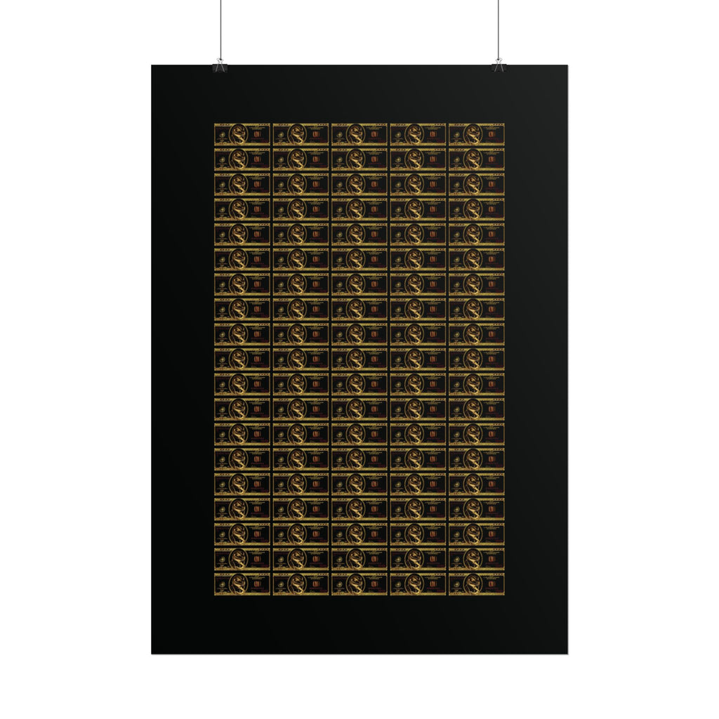 NO DOLLAR V1 POSTER | GOLD Edition