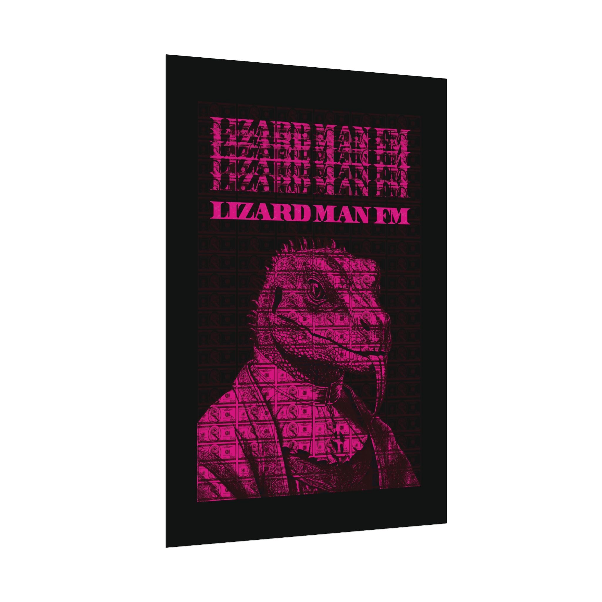 LIZARD MAN FM V1 POSTER | PINK Edition