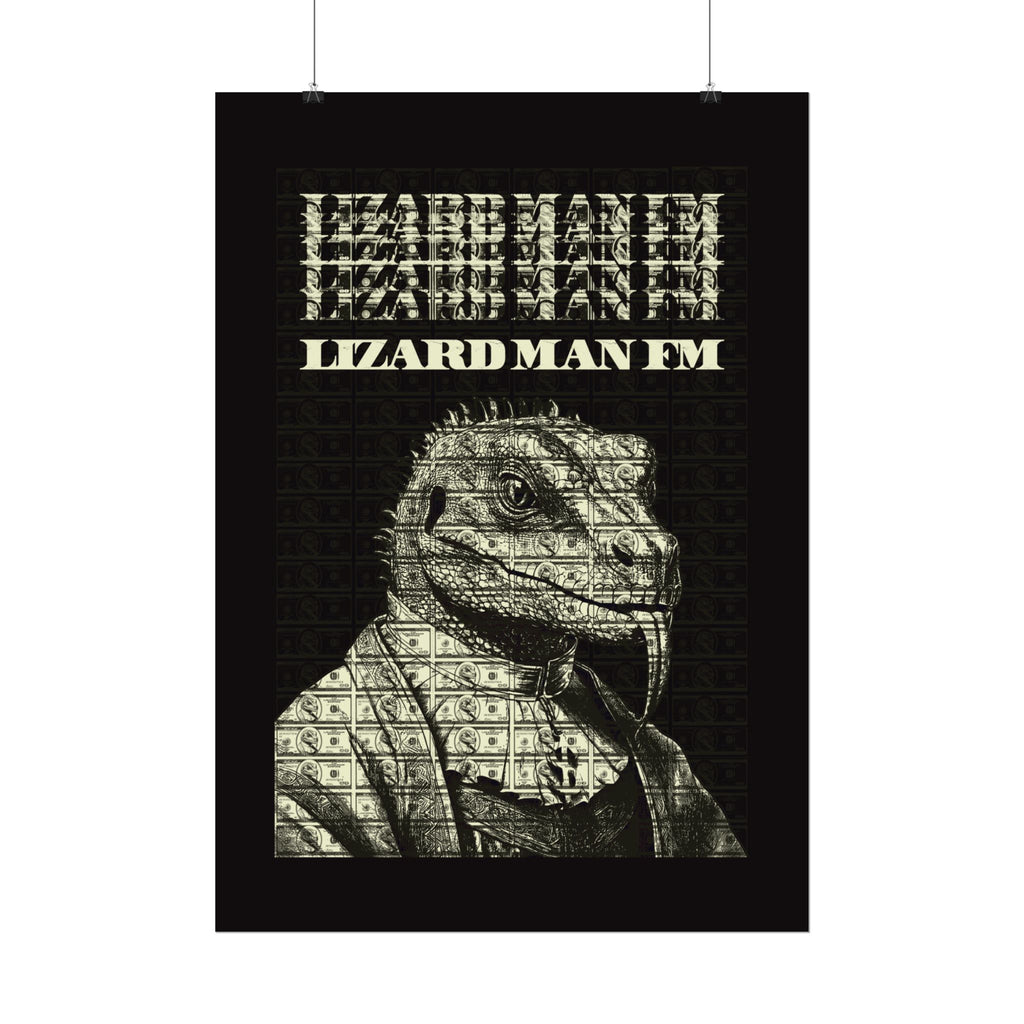 LIZARD MAN FM V1 POSTER | Khaki Edition