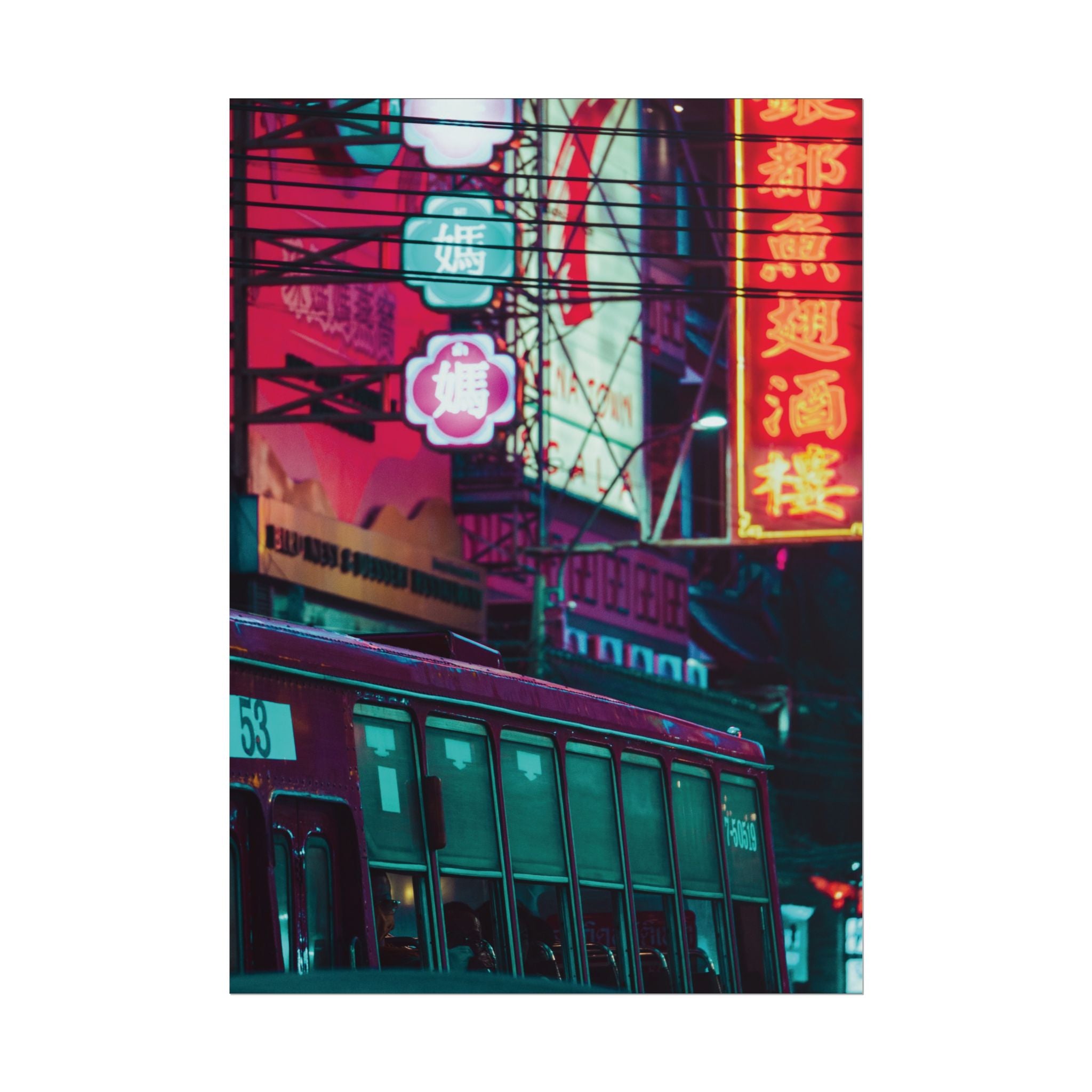 The Neon Bus Poster | by LANG