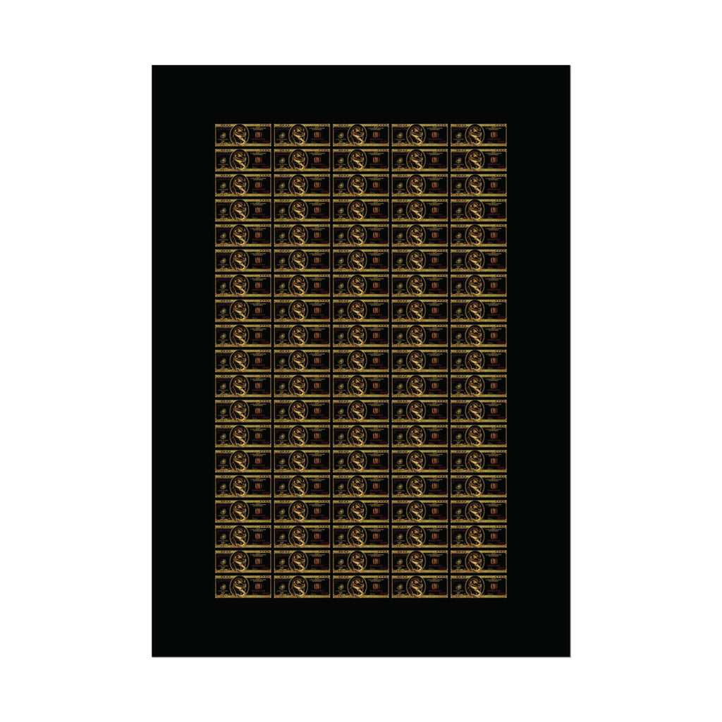 NO DOLLAR V1 POSTER | GOLD Edition