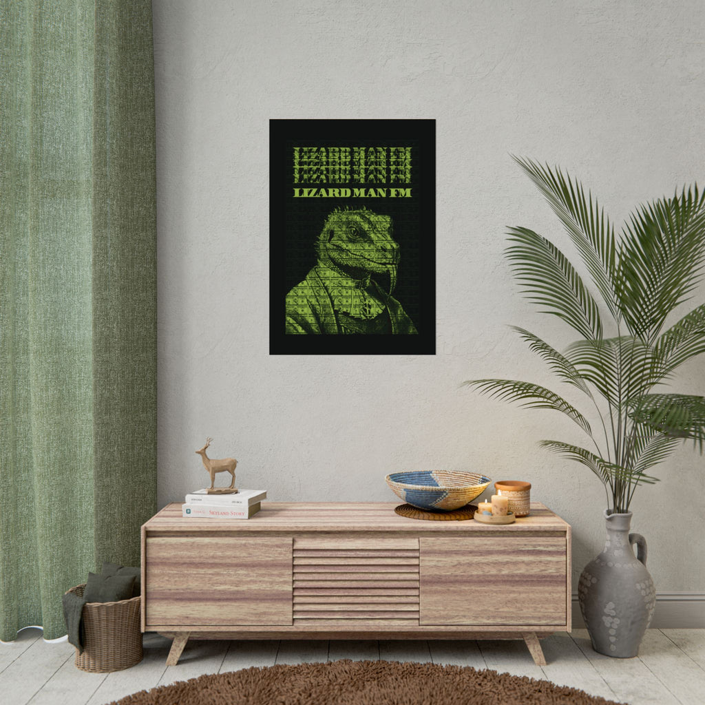 LIZARD MAN FM V1 POSTER | SWAMP GREEN Edition