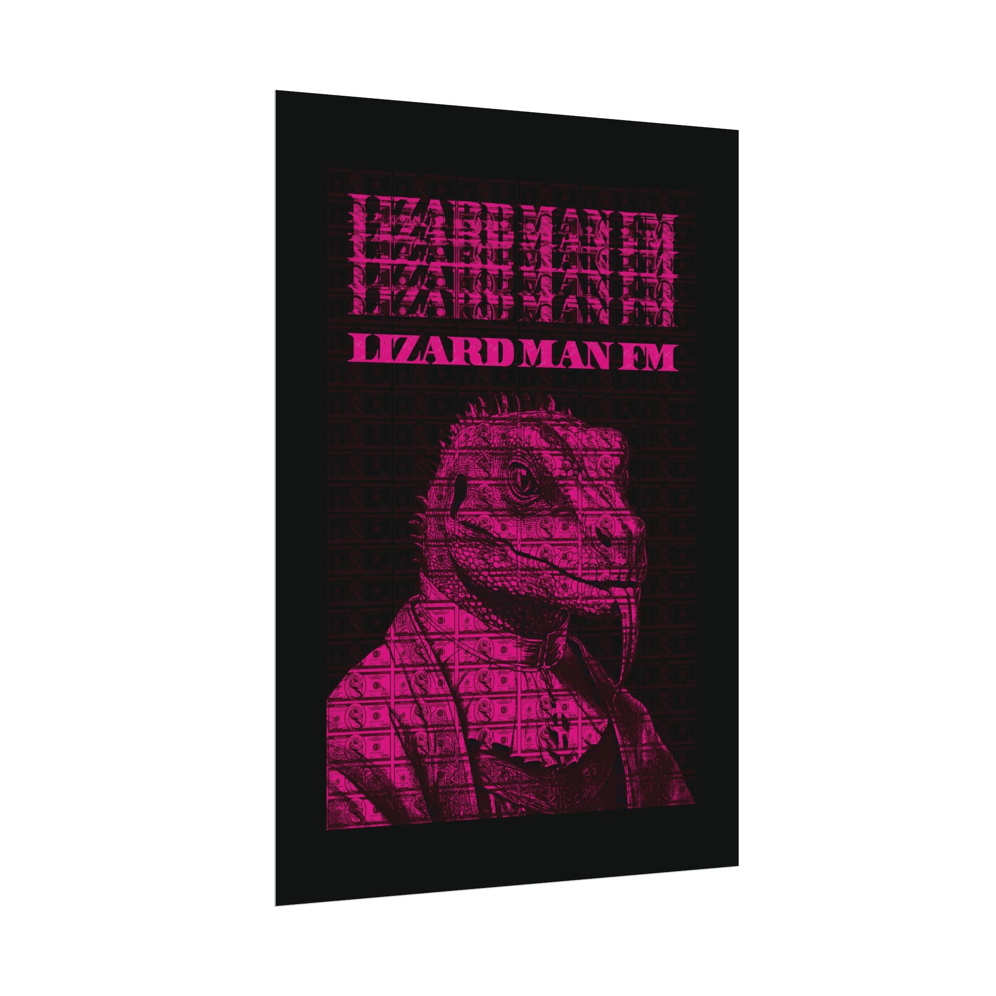 LIZARD MAN FM V1 POSTER | PINK Edition