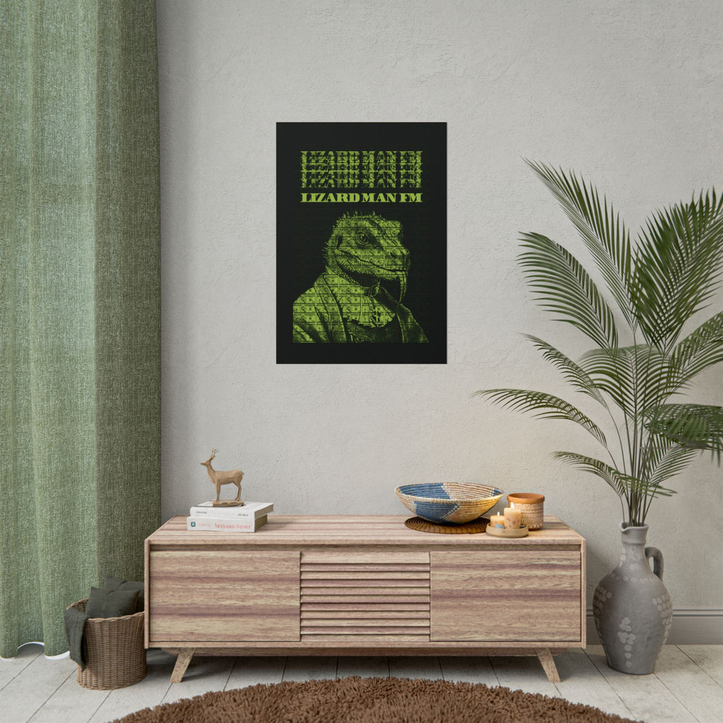 LIZARD MAN FM V1 POSTER | SWAMP GREEN Edition
