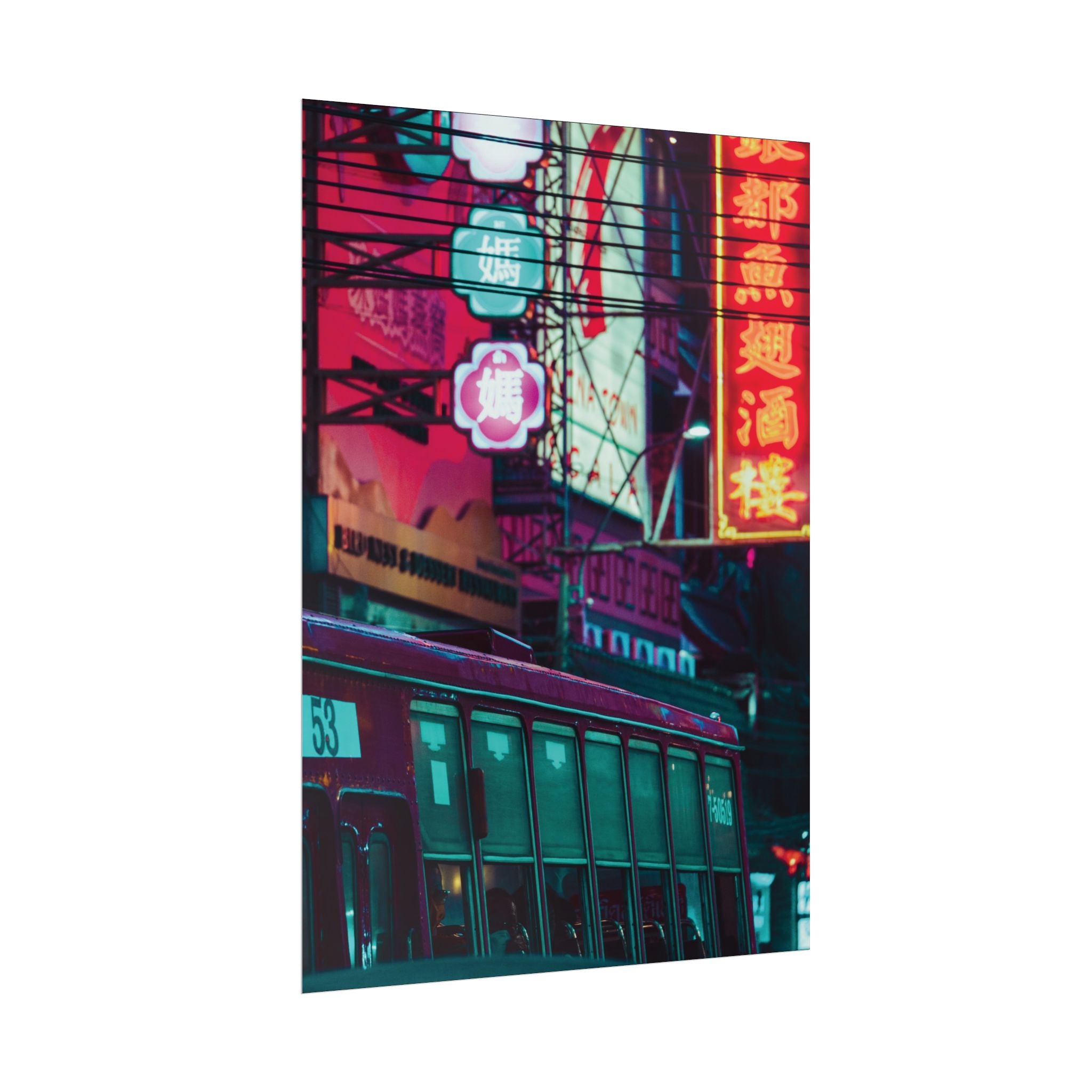 The Neon Bus Poster | by LANG