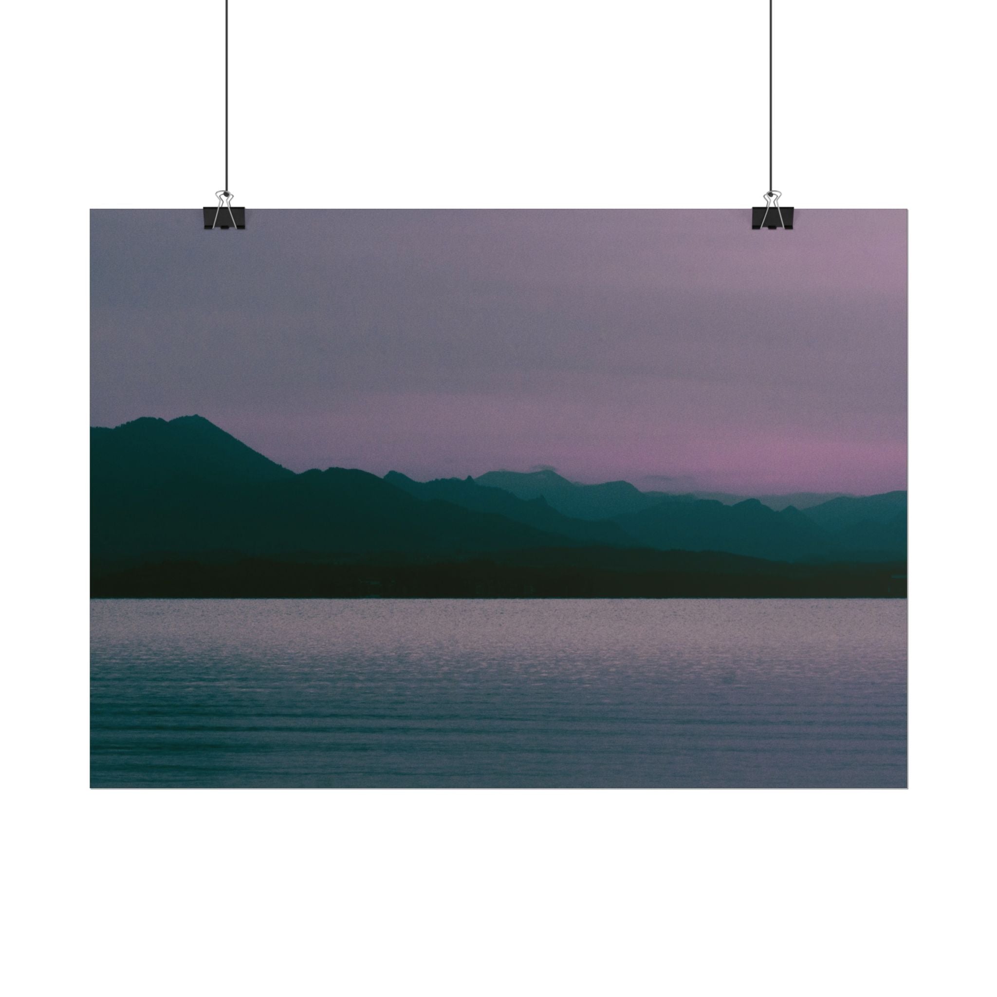 After Sunset Lake Poster | by LANG