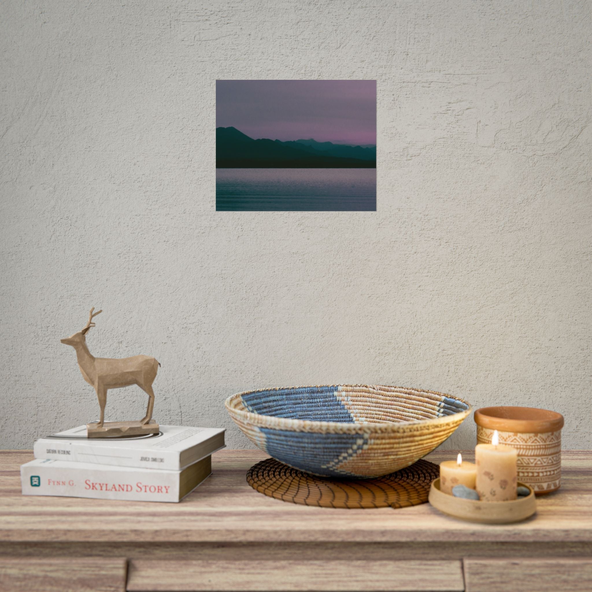 After Sunset Lake Poster | by LANG