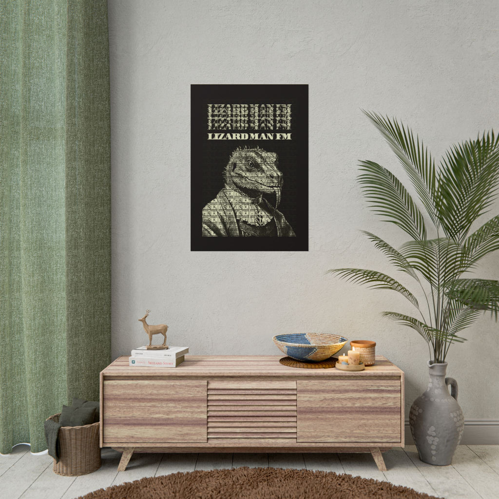 LIZARD MAN FM V1 POSTER | Khaki Edition