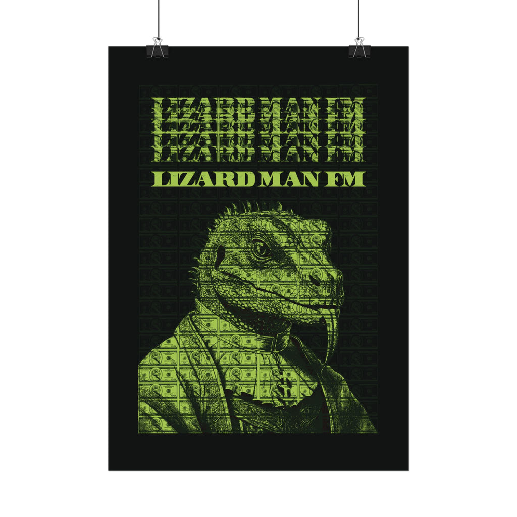LIZARD MAN FM V1 POSTER | SWAMP GREEN Edition