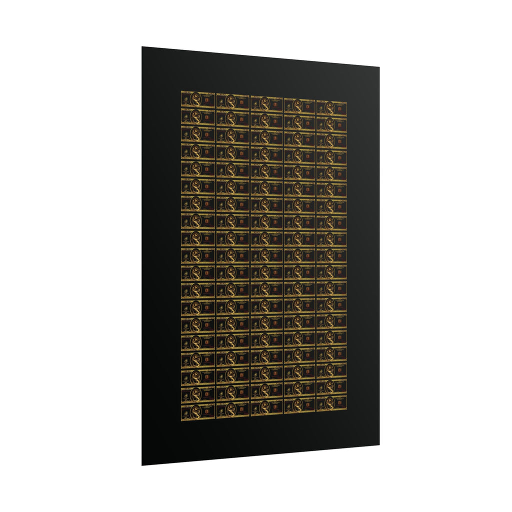 NO DOLLAR V1 POSTER | GOLD Edition