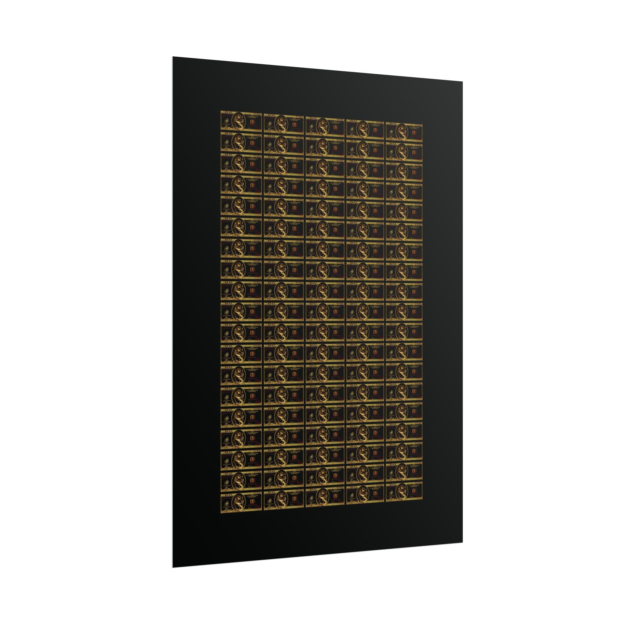 NO DOLLAR V1 POSTER | GOLD Edition