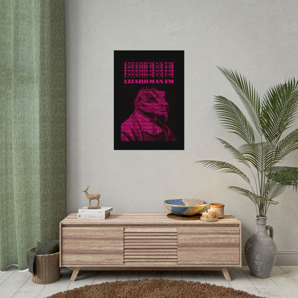 LIZARD MAN FM V1 POSTER | PINK Edition