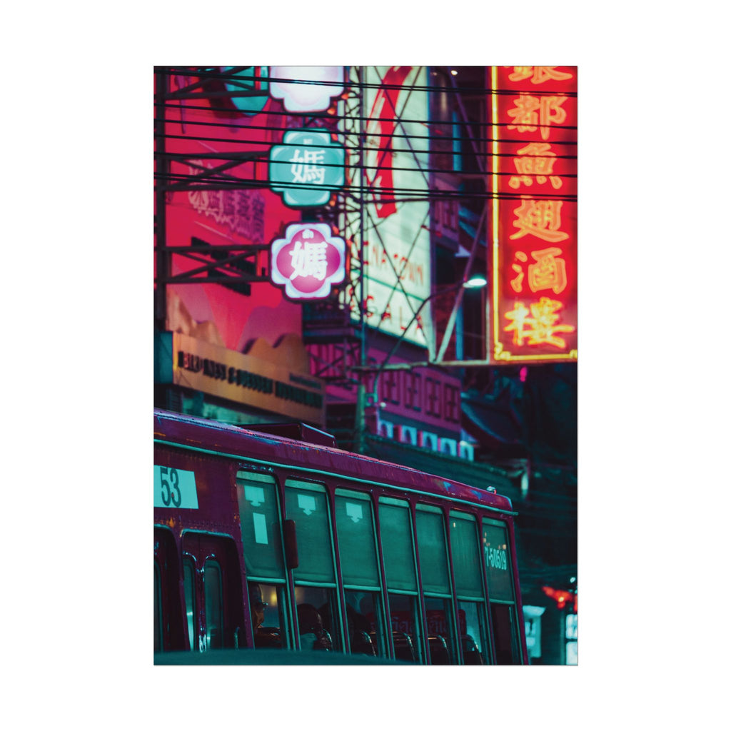The Neon Bus Poster | by LANG