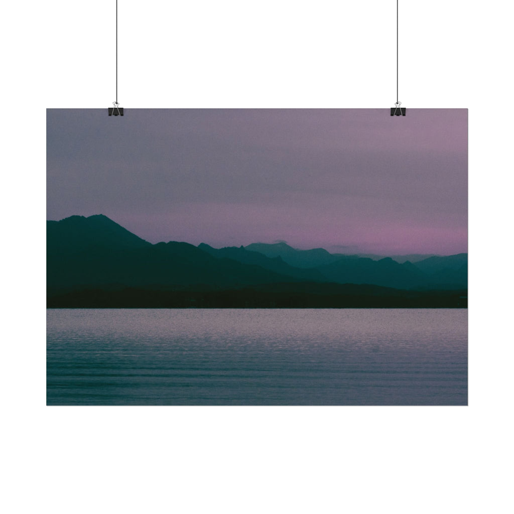 After Sunset Lake Poster | by LANG