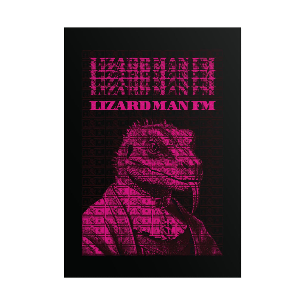 LIZARD MAN FM V1 POSTER | PINK Edition