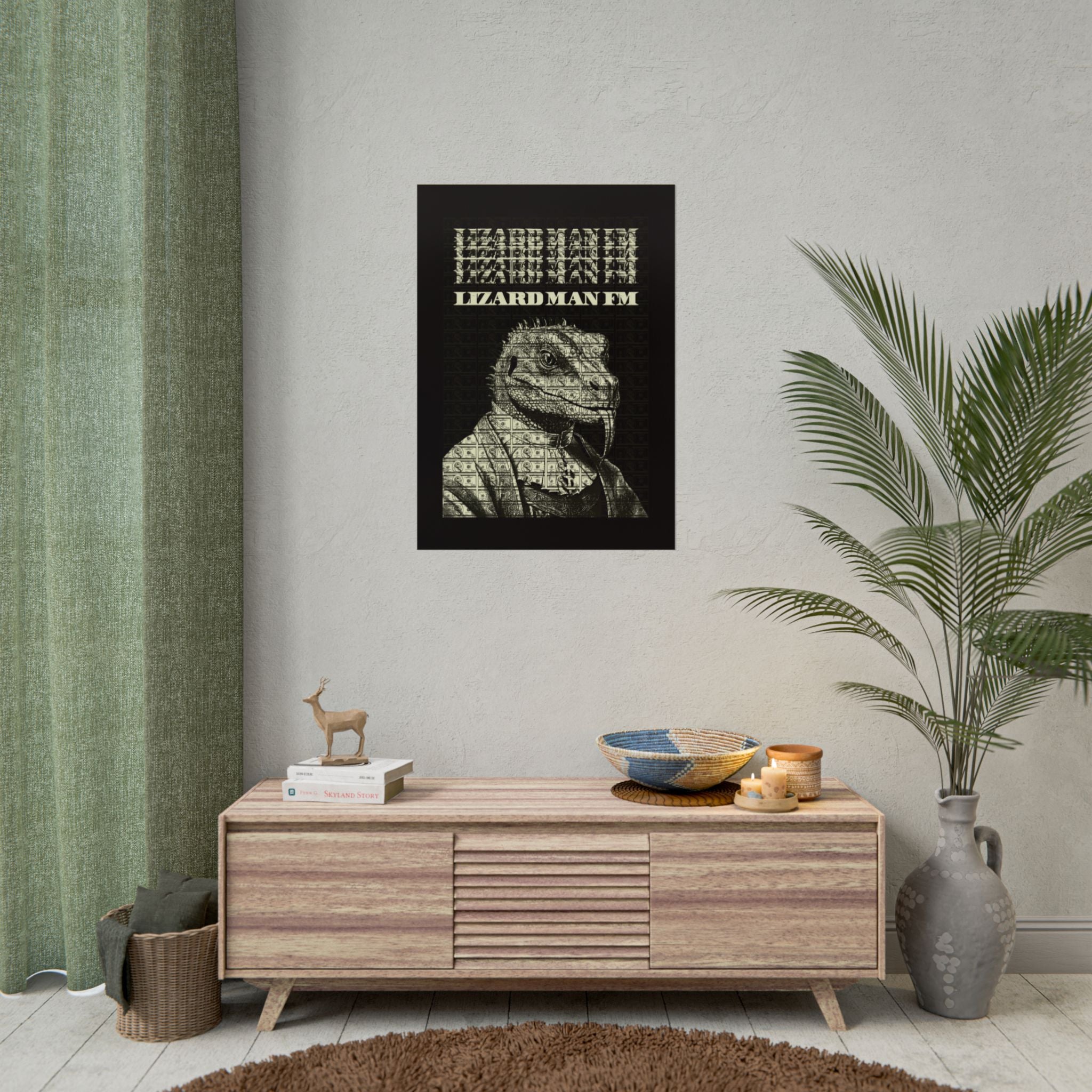 LIZARD MAN FM V1 POSTER | Khaki Edition